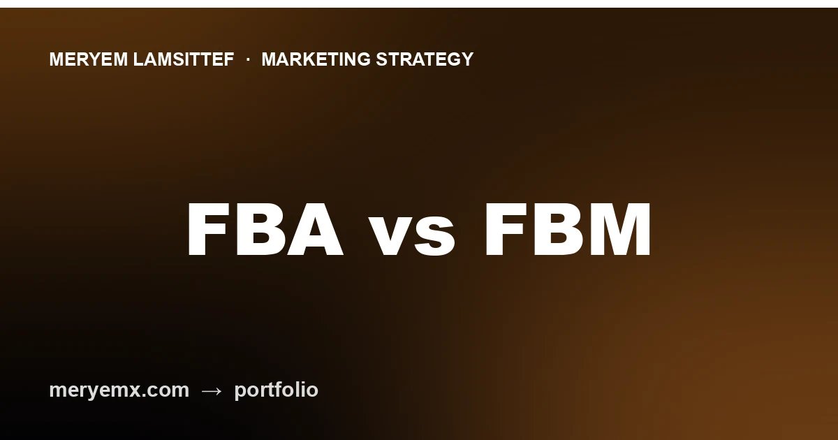 Amazon FBA vs FBM : une décision de canal basée sur les chiffres